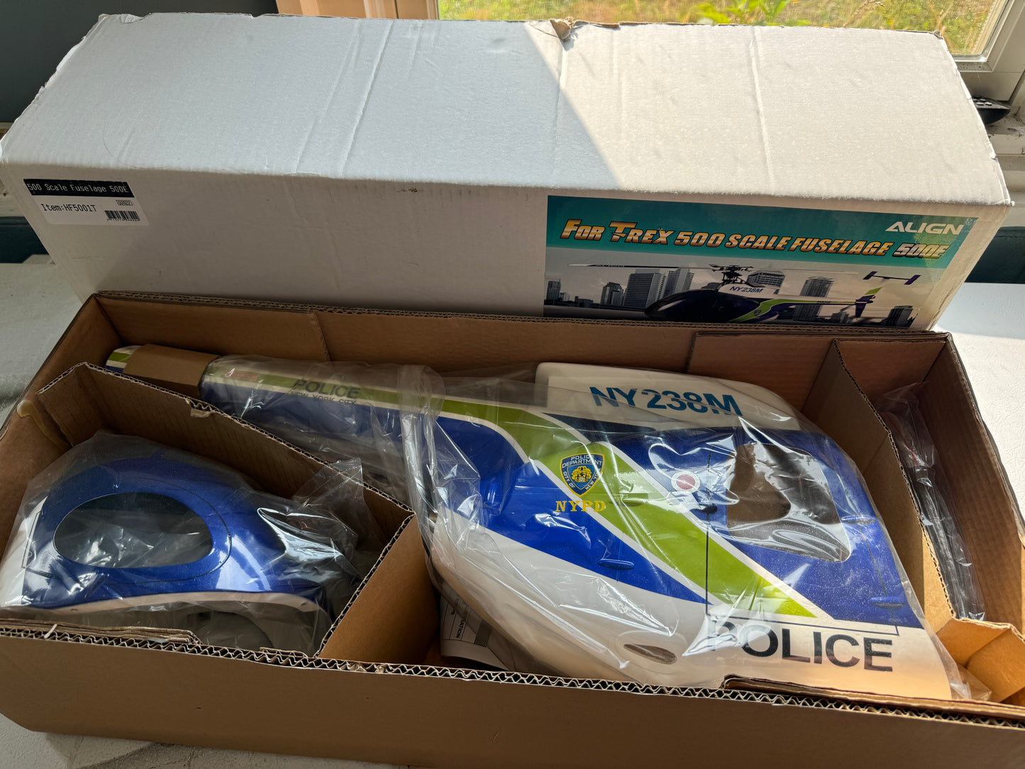 Trex 500 nypd fuselage