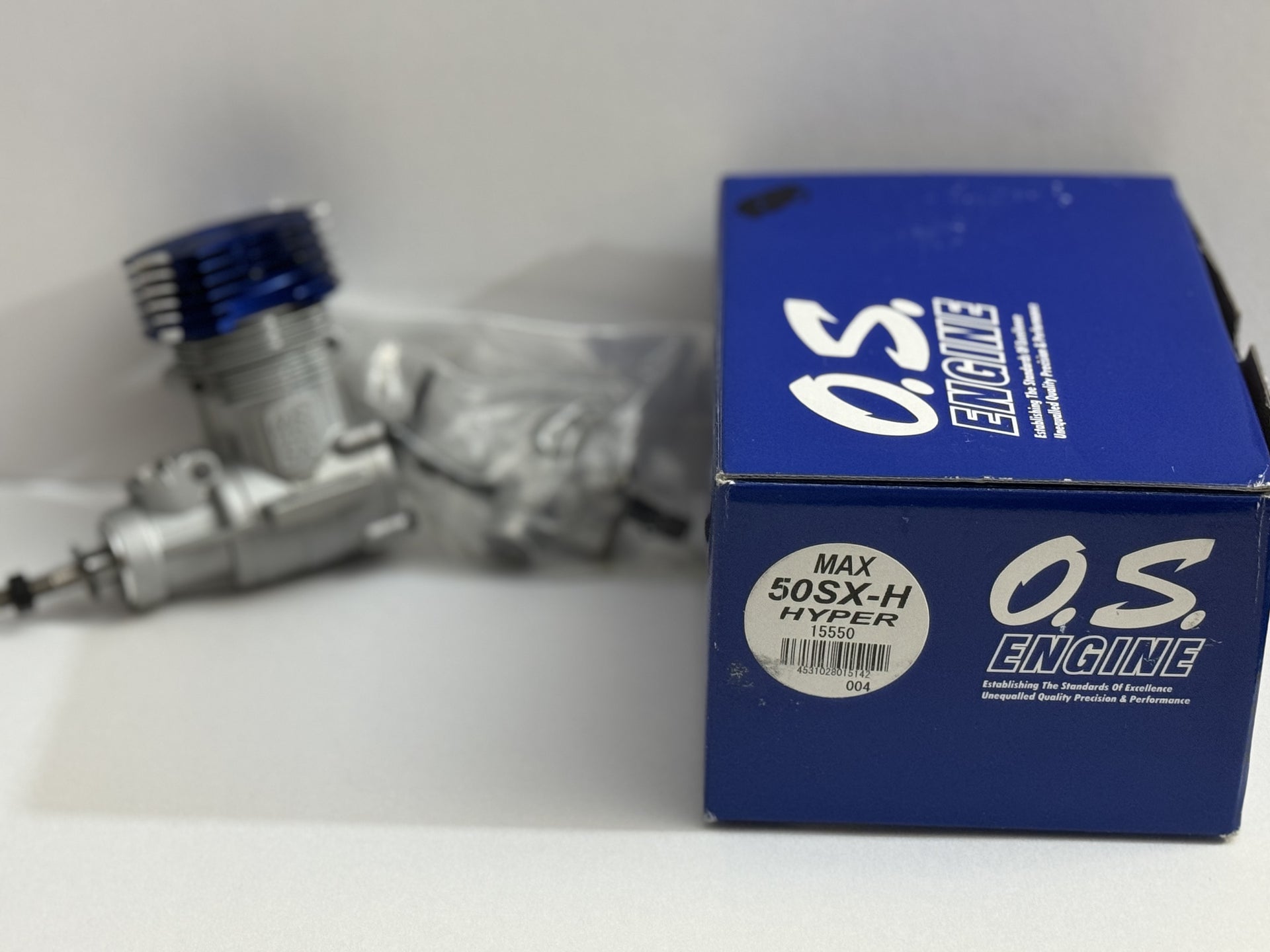 O.S. ENGINE MAX 50SX RING エンジン OS Engine - OS max 50 SX-H Hyper Ring RC Motor - New O25 - 15550